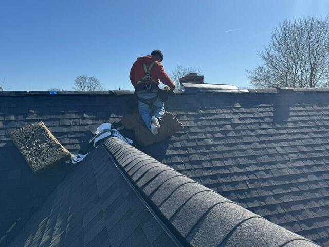 Ridge Vent Installed