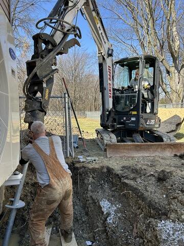 Helical Pier Install