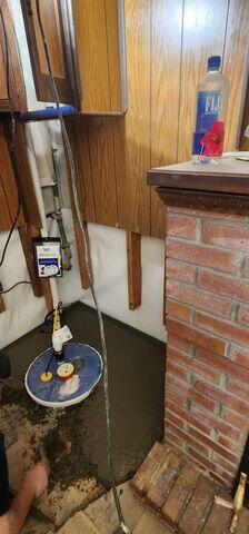 During SuperSump Install