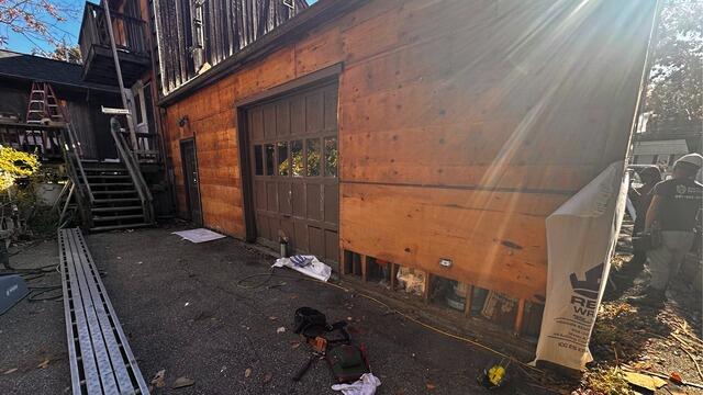 The Sheathing Is Examined