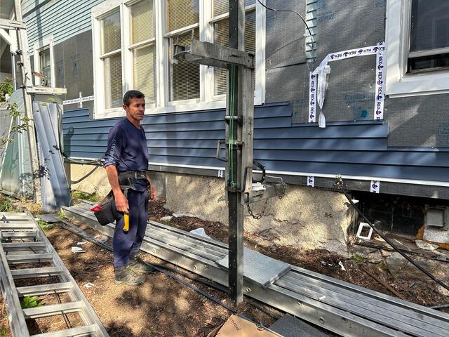 New Siding Is Installed