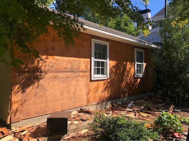 The Sheathing Is Examined