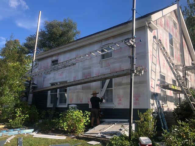 Underlayment & Insulation Is Installed