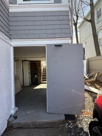 Basement Entrance with Fresh Paint