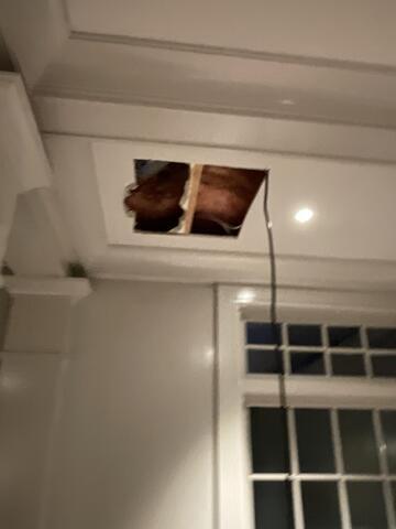 Water Leaking into Finished Space