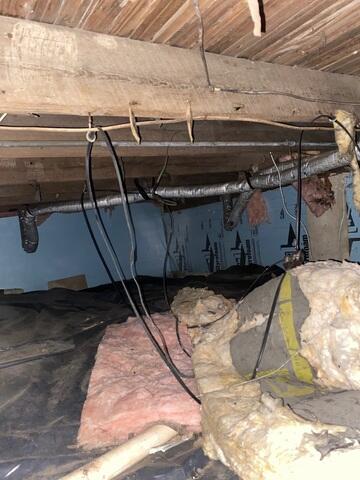 Moisture in Crawl Space