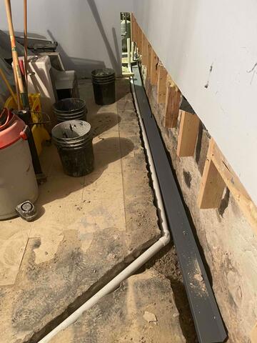 During WaterGuard Install
