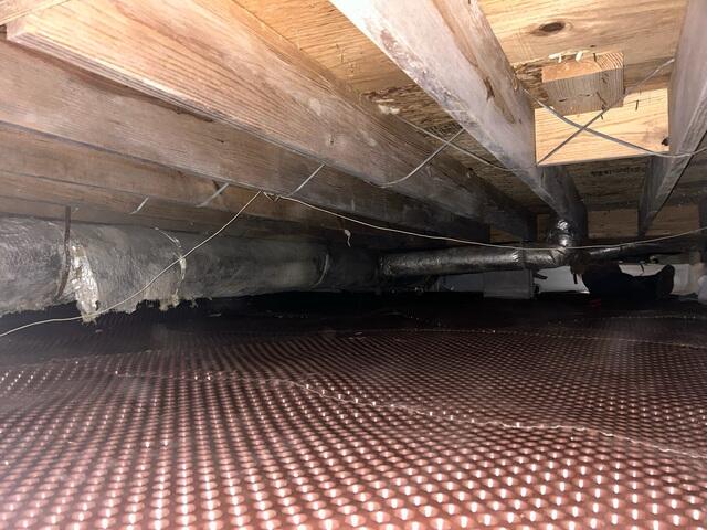 Drainage Matting Installed