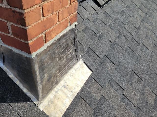 New Flashing Installed on the Chimney