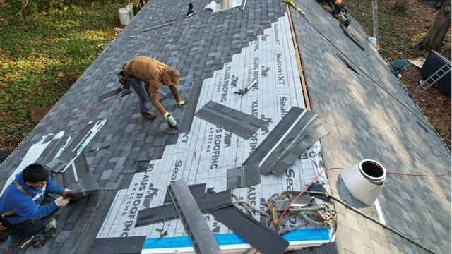 New Shingles Are Installed