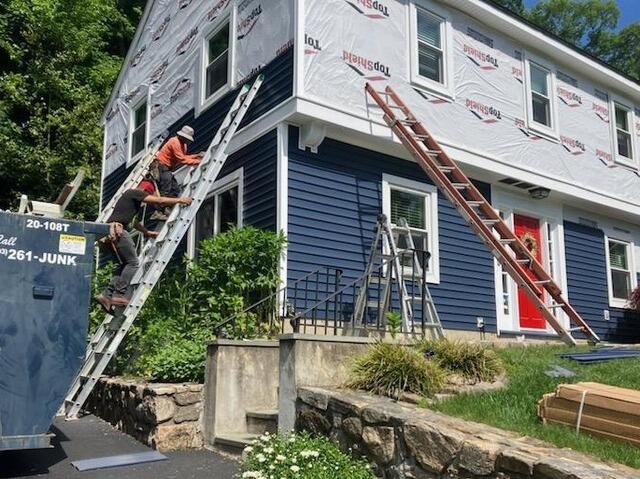 New Siding Is Installed