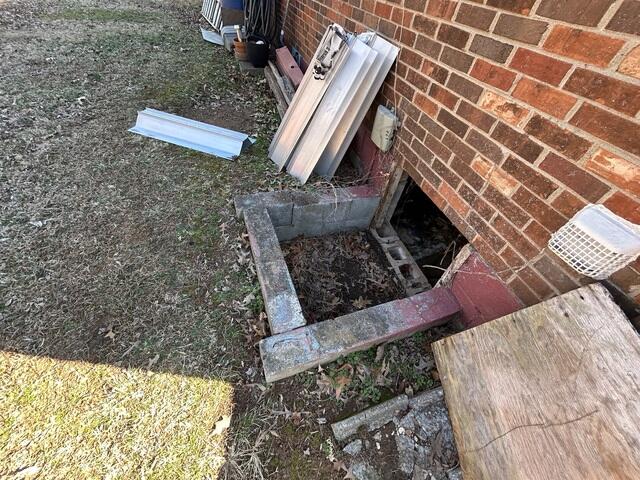 Old Crawl Space Door