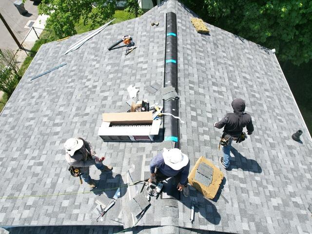 Ridge Vent Is Installed