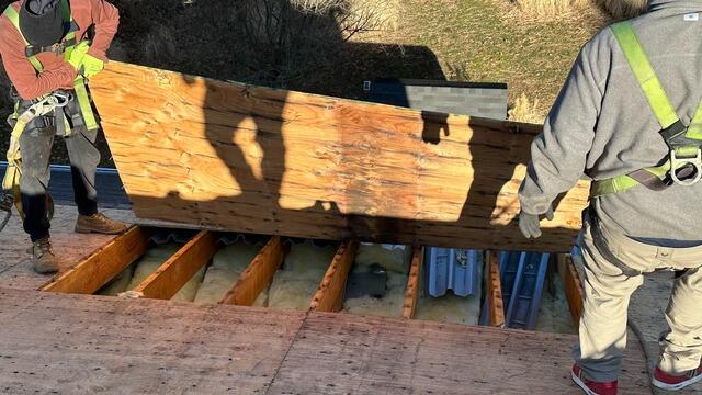 Bad Plywood Is Removed
