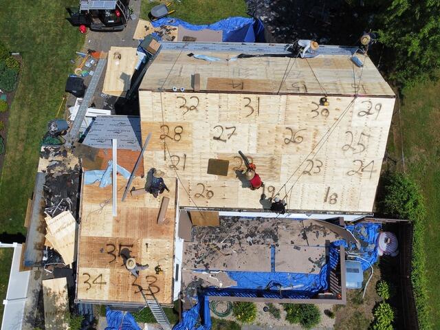 New Plywood Is Installed