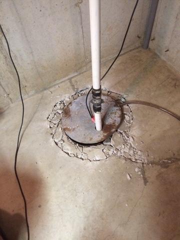 Previous sump pump system