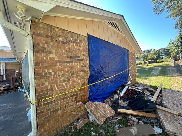Accidents Happen: Car Crashes into Home garage