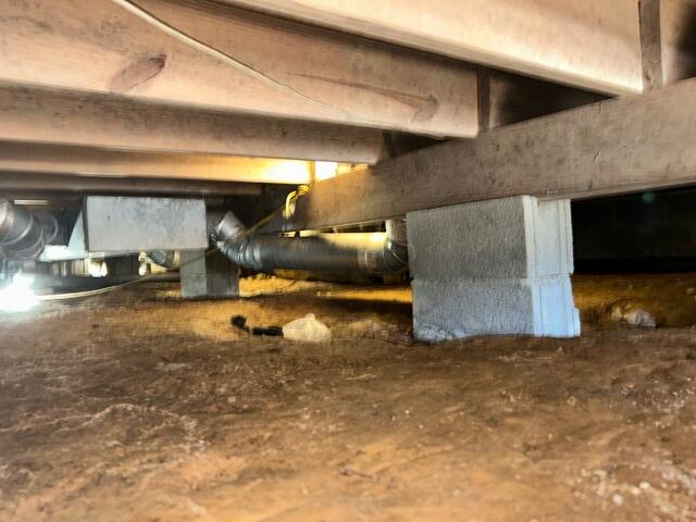 Failing Crawl Space Supports