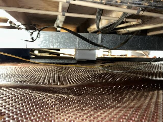 Drainage Matting Installed