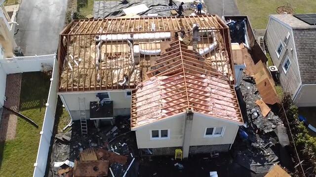All of the Decking Removed