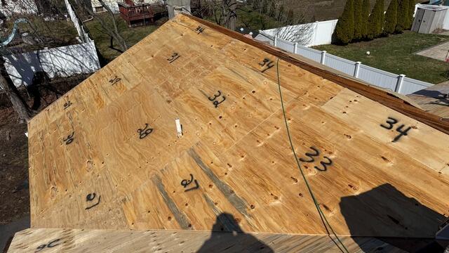 New Plywood Is Installed