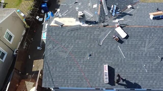 New Shingles Are Installed
