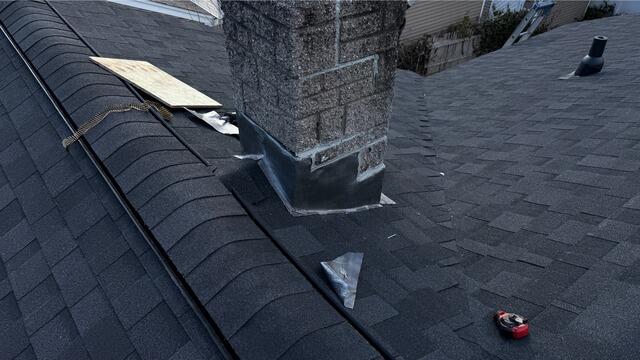 Chimney Is Flashed