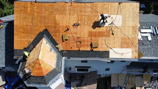 New Plywood Is Installed