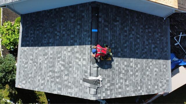 Ridge Vent Is Installed