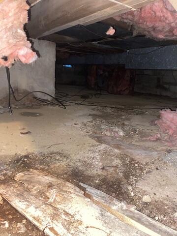 Wet Crawl Space