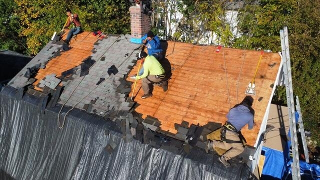 Old Shingles Are Removed