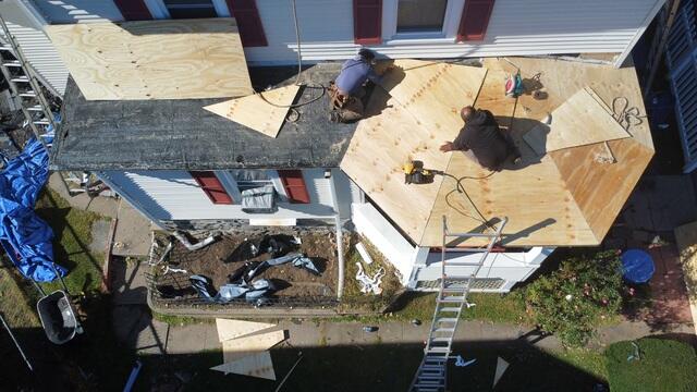 New Plywood Is Installed