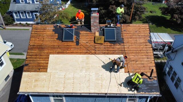 New Plywood Is Installed