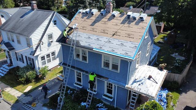 New Shingles Are Installed