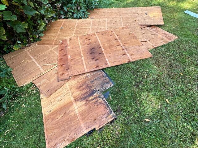 Bad Plywood Is Removed