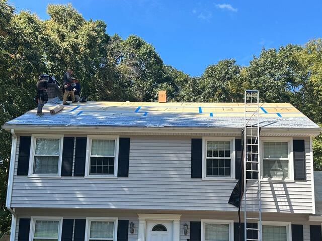 Seams Are Taped & Underlayment Is Installed