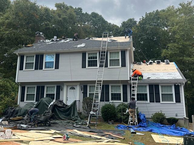 New Shingles Are Installed