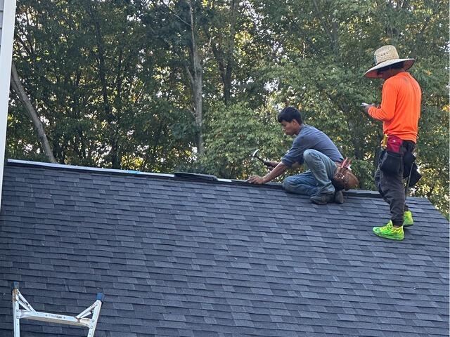 Ridge Vent Is Installed