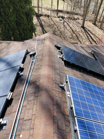 Roof Cleaning Before