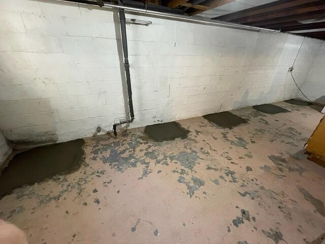 Foundation Secured with Push Piers in Duluth, MN