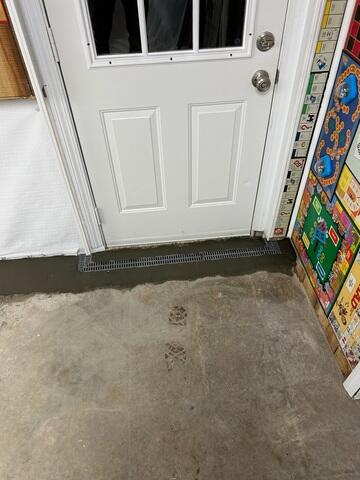 Trench Drain Installation Complete