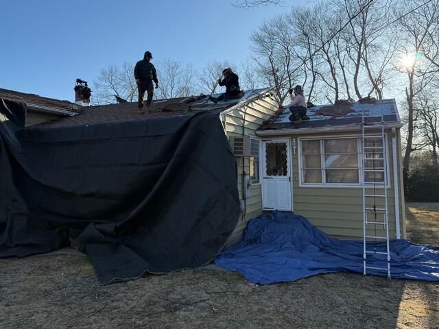 Old Shingles Are Removed