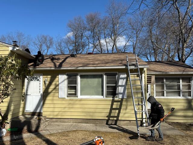 New Shingles Are Installed