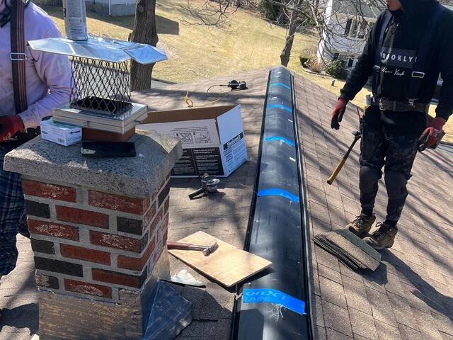 Ridge Vent Is Installed