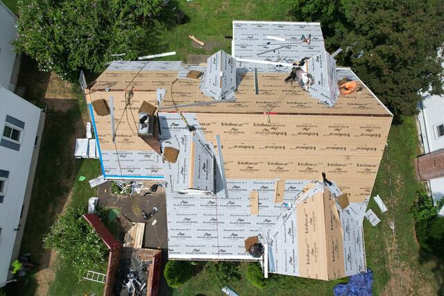 Underlayment Is Installed