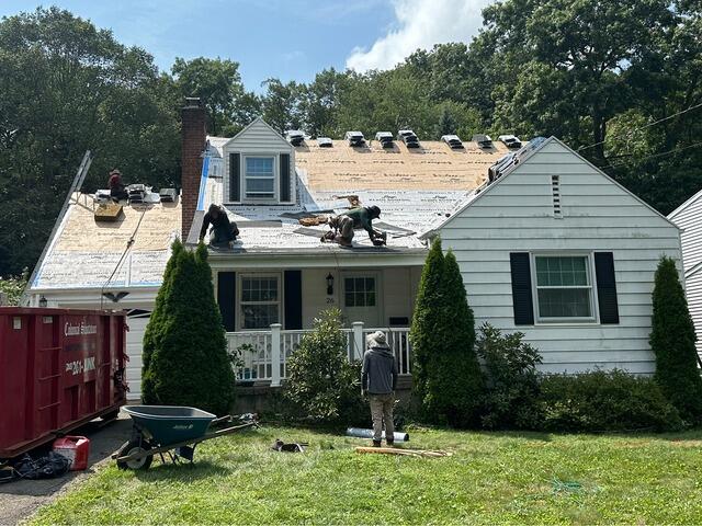 New Shingles Are Installed