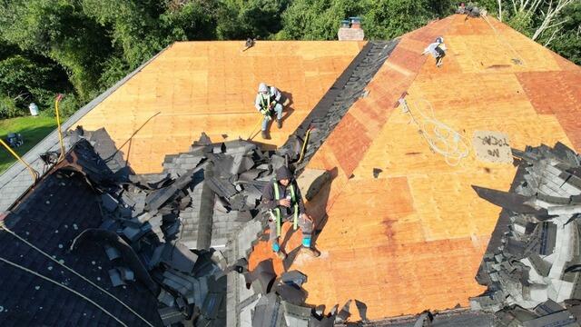 Old Shingles Are Removed