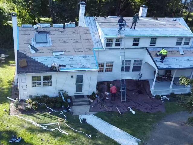 New Shingles Are Installed