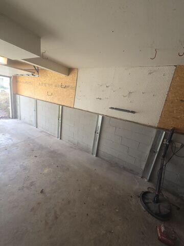 GeoLock Wall Anchors in Garage