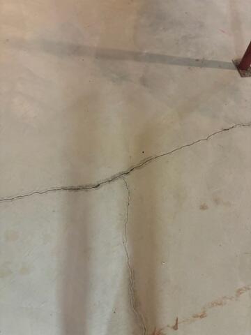Basement Floor Crack